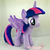 Size: 1134x1134 | Tagged: safe, artist:moggymawee, twilight sparkle, alicorn, pony, g4, irl, photo, plushie, solo, twilight sparkle (alicorn)