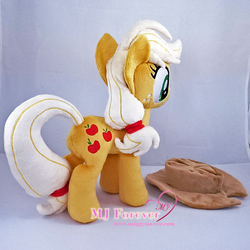 Size: 1134x1134 | Tagged: safe, artist:moggymawee, applejack, g4, applebutt, irl, photo, plushie, solo