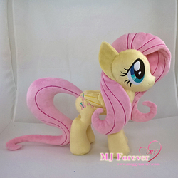 Size: 1134x1134 | Tagged: safe, artist:moggymawee, fluttershy, g4, irl, photo, plushie, solo