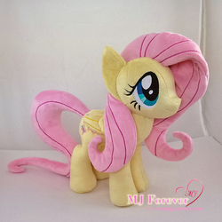 Size: 1134x1134 | Tagged: safe, artist:moggymawee, fluttershy, g4, irl, photo, plushie, solo