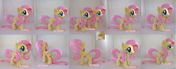 Size: 3000x1176 | Tagged: safe, artist:moggymawee, fluttershy, pegasus, pony, g4, irl, photo, plushie, solo