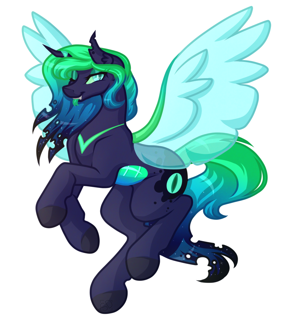 artist:amazing-artsong, oc, oc only, oc:nyx, alicorn, changeling, changepon...