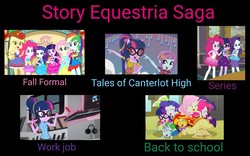 Size: 1731x1080 | Tagged: safe, screencap, applejack, fluttershy, pinkie pie, rainbow dash, rarity, sci-twi, sunny flare, sunset shimmer, twilight sparkle, a photo booth story, epic fails, equestria girls, equestria girls specials, g4, good vibes, my little pony equestria girls: better together, my little pony equestria girls: dance magic, my little pony equestria girls: summertime shorts, school of rock, back to school, boots, fall formal, geode of shielding, geode of sugar bombs, geode of telekinesis, humane five, humane seven, humane six, magical geodes, shoes, tales of canterlot high