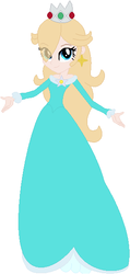 Size: 284x596 | Tagged: safe, artist:selenaede, artist:user15432, human, equestria girls, arms wide open, barely eqg related, base used, blue dress, clothes, crossover, crown, dress, ear piercing, earring, equestria girls style, equestria girls-ified, hair over one eye, jewelry, nintendo, piercing, princess rosalina, regalia, rosalina, super mario bros., super mario galaxy, super smash bros.