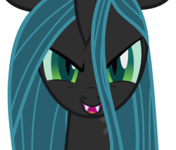 Size: 2844x2419 | Tagged: safe, artist:urpleb3atin, queen chrysalis, changeling, g4, female, high res, simple background, solo, transparent background