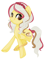 Size: 1024x1378 | Tagged: safe, artist:talentspark, oc, oc only, oc:lemon cheesecake, earth pony, pony, female, heart eyes, mare, simple background, solo, transparent background, wingding eyes