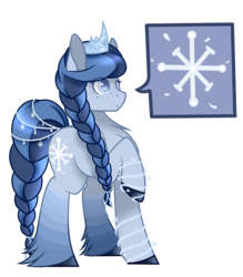 Size: 3500x4000 | Tagged: safe, artist:blocksy-art, oc, oc only, oc:flurry crown, earth pony, pony, braid, female, high res, mare, raised hoof, simple background, solo, transparent background