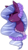 Size: 463x814 | Tagged: safe, artist:arctichalo, oc, oc only, original species, pond pony, pony, bust, eyes closed, portrait, simple background, solo, transparent background