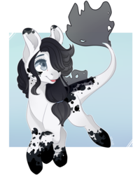 Size: 2000x2500 | Tagged: safe, artist:k-indle, oc, oc only, oc:monochrome, earth pony, pony, female, high res, mare, solo