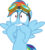 Size: 5700x6366 | Tagged: safe, artist:frownfactory, rainbow dash, pegasus, pony, g4, my little pony: friendship is magic, top bolt, absurd resolution, faic, female, goggles, mare, simple background, solo, transparent background, vector, wings, worried