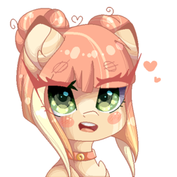 Size: 500x500 | Tagged: safe, artist:mauuwde, oc, oc only, oc:lyshuu, pegasus, pony, bust, female, mare, pixel art, portrait, simple background, solo, transparent background