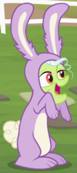 Size: 350x790 | Tagged: safe, screencap, granny smith, earth pony, pony, family appreciation day, g4, animal costume, bunny costume, clothes, costume, cropped, female, mare, solo