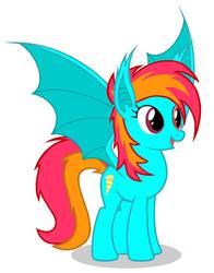 Size: 826x1056 | Tagged: safe, artist:tempete49, oc, oc only, oc:tempete, bat pony, pony, vampire, g4, not a vector, simple background