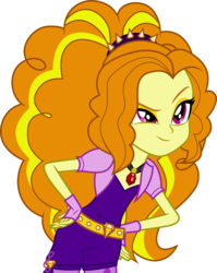 Size: 3001x3775 | Tagged: safe, artist:cloudy glow, adagio dazzle, equestria girls, g4, my little pony equestria girls: rainbow rocks, clothes, female, fingerless gloves, gem, gloves, high res, pendant, simple background, siren gem, smiling, solo, transparent background, vector