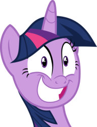 Size: 5240x6876 | Tagged: safe, artist:frownfactory, twilight sparkle, alicorn, pony, g4, top bolt, absurd resolution, bust, faic, female, grin, mare, portrait, simple background, smiling, solo, squee, transparent background, twilight sparkle (alicorn), vector