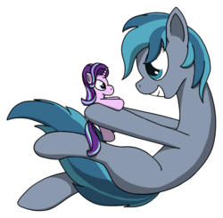 Size: 814x797 | Tagged: safe, artist:ilyasnow, starlight glimmer, oc, oc:armosk, pony, g4, plushie, solo, sticker