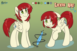 Size: 3000x2000 | Tagged: safe, artist:fluffyxai, oc, oc only, oc:lexis arc, pegasus, pony, high res, male, reference sheet, solo