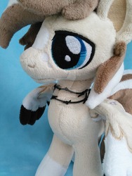 Size: 1024x1365 | Tagged: safe, artist:doctorkoda, oc, oc only, oc:anderson, pegasus, pony, irl, male, photo, plushie, solo, stallion, watermark