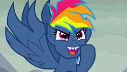 Size: 1920x1080 | Tagged: safe, screencap, rainbow dash, g4, secrets and pies, adorapiehater, cute, evil pie hater dash, hnnng, weapons-grade cute