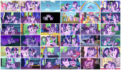 Size: 5922x3402 | Tagged: safe, edit, screencap, aloe, applejack, berry punch, berryshine, big macintosh, blues, carrot cake, cheerilee, cloudchaser, cornicle, cup cake, daisy, derpy hooves, doctor whooves, flower wishes, fluttershy, lily, lily valley, linky, lyra heartstrings, noteworthy, pinkie pie, rainbow dash, rarity, shoeshine, spike, starlight glimmer, stygian, thorax, thunderlane, time turner, trixie, twilight sparkle, alicorn, changedling, changeling, dragon, pony, unicorn, a royal problem, celestial advice, every little thing she does, fame and misfortune, g4, no second prances, shadow play, the crystalling, the cutie map, the cutie re-mark, the times they are a changeling, to where and back again, uncommon bond, absurd resolution, background pony, book, box, bump, canterlot castle, clinging, comforting, crying, cuddling, cute, equal cutie mark, floppy ears, forgiveness, friendship, frown, glimmerbetes, grabbing, gritted teeth, group hug, happy, headbutt, hill, holding hooves, hug, king thorax, leaning, magic, mane six, mirror, night, ouch, our town, poking, ponyville, present, rainbow, raised hoof, redemption, sad, sky, smiling, sonic rainboom, student, teacher, tears of joy, time vortex, touch, tree, twiabetes, twilight sparkle (alicorn), twilight's castle, twilight's castle library, wall of tags