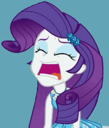 Size: 272x320 | Tagged: safe, edit, screencap, rarity, display of affection, equestria girls, g4, my little pony equestria girls: better together, animated, clothes, crying, dress, female, geode of shielding, invisible stallion, jewelry, magical geodes, rarity peplum dress, solo
