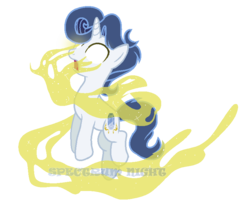 Size: 819x685 | Tagged: safe, artist:spectrumnightyt, oc, oc only, oc:spectrum night, pony, unicorn, glowing eyes, magic, male, offspring, parent:rarity, parent:soarin', parents:soarity, simple background, solo, stallion, transparent background