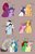 Size: 1024x1606 | Tagged: safe, artist:missuny, applejack, discord, fizzlepop berrytwist, fluttershy, princess celestia, rainbow dash, rarity, soarin', tempest shadow, tree hugger, twilight sparkle, alicorn, pony, g4, my little pony: the movie, alternate design, broken horn, colored wings, curved horn, eye scar, female, fluffy, horn, lesbian, male, scar, ship:dislestia, ship:flutterhugger, ship:pinkiejoe, ship:rarijack, ship:soarindash, ship:tempestlight, shipping, sideburns, simple background, straight, twilight sparkle (alicorn), unicorn problems