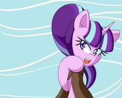 Size: 999x799 | Tagged: safe, artist:jake heritagu, starlight glimmer, pony, comic:ask motherly scootaloo, g4, cloak, clothes, female, solo