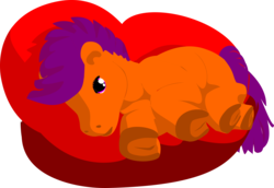 Size: 2188x1502 | Tagged: safe, scootaloo, g4, inkscape, pillow, vector, wip, young