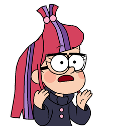 Size: 716x795 | Tagged: artist needed, source needed, safe, moondancer, human, g4, female, glasses, gravity falls, humanized, male, solo, style emulation