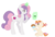 Size: 2900x2000 | Tagged: safe, artist:kianamai, artist:smileverse, sweetie belle, oc, oc:pixel bit, pony, unicorn, kilalaverse, g4, cute, female, filly, high res, magic, milkshake, mother and daughter, next generation, offspring, parent:button mash, parent:sweetie belle, parents:sweetiemash, simple background, smoothie, transparent background