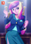 Size: 707x1000 | Tagged: safe, artist:uotapo, dean cadance, princess cadance, equestria girls, g4, my little pony equestria girls: friendship games, adorasexy, breasts, busty princess cadance, clothes, cute, cutedance, eyeshadow, female, looking at you, makeup, moe, patreon, patreon logo, school, sexy, side slit, skirt, smiling, solo, tube skirt