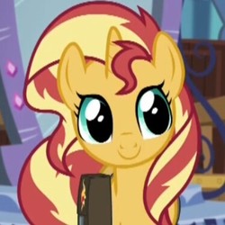 Size: 374x374 | Tagged: safe, screencap, sunset shimmer, pony, unicorn, equestria girls, equestria girls specials, g4, my little pony equestria girls: mirror magic, cute, female, mare, shimmerbetes, solo