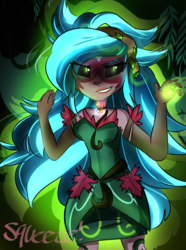 Size: 1024x1376 | Tagged: safe, artist:mymangasqueeze, gaea everfree, gloriosa daisy, equestria girls, g4, my little pony equestria girls: legend of everfree, clothes, dress, female, magical geodes, solo