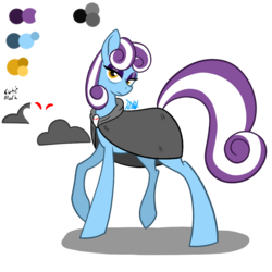 Size: 1000x1000 | Tagged: safe, artist:chelseawest, oc, oc only, oc:spirit mist, earth pony, pony, cloak, clothes, female, mare, petalverse, reference sheet, solo