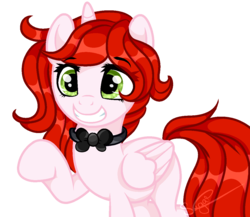 Size: 1132x982 | Tagged: safe, artist:katzishiki, oc, oc only, oc:strawberry, alicorn, pony, bowtie, female, mare, simple background, solo, transparent background