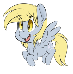 Size: 1095x1110 | Tagged: safe, artist:fluffyxai, derpy hooves, pegasus, pony, g4, female, mare, simple background, solo, sticker, transparent background