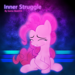Size: 3750x3750 | Tagged: safe, artist:game-beatx14, artist:reginault, pinkie pie, pony, g4, crying, fanfic, fanfic art, female, fimfiction, high res, mare, solo