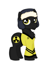 Size: 3445x4823 | Tagged: safe, artist:darkest-lunar-flower, oc, oc only, oc:night stalker, earth pony, pony, 2018 community collab, derpibooru community collaboration, hat, looking at you, no tail, simple background, solo, transparent background