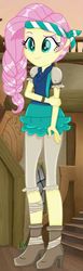 Size: 480x1558 | Tagged: safe, artist:lightningsentry1, fluttershy, human, equestria girls, g4, my little pony: the movie, bandana, bloomers, clothes, female, pirate, pirate fluttershy, puffy sleeves, shoes, solo, standing