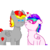 Size: 800x800 | Tagged: safe, alternate version, artist:holly dance, artist:rubydeluxe, oc, oc only, oc:holly dance, oc:rd, alicorn, pony, alicorn oc, blushing, boop, chest fluff, cutie mark, digital art, ear fluff, female, heart, horn, love, male, neck fluff, noseboop, nuzzling, oc x oc, shipping, simple background, straight, transparent, transparent background, wings