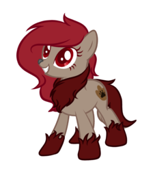 Size: 1076x1200 | Tagged: safe, artist:person8149, oc, oc only, oc:timber, pony, wolf pony, female, simple background, solo, transparent background