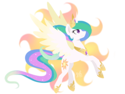 Size: 900x675 | Tagged: safe, artist:princesketchy, princess celestia, alicorn, pony, g4, female, mare, simple background, solo, transparent background