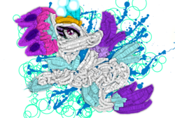 Size: 664x448 | Tagged: safe, artist:paintingcincelxd, queen novo, seapony (g4), g4, my little pony: the movie, female, gross, solo