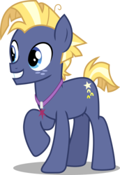 Size: 1665x2416 | Tagged: safe, artist:frownfactory, star tracker, earth pony, pony, g4, once upon a zeppelin, .svg available, cute, freckles, jewelry, male, necklace, simple background, solo, stallion, svg, trackerbetes, transparent background, vector