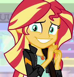 Size: 1029x1080 | Tagged: safe, screencap, sunset shimmer, equestria girls, equestria girls specials, g4, my little pony equestria girls: mirror magic, faic, female, geode of empathy, magical geodes, solo, sunedge shimmer