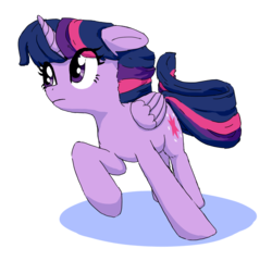 Size: 1394x1341 | Tagged: safe, artist:yoka-the-changeling, twilight sparkle, alicorn, pony, g4, female, folded wings, mare, simple background, solo, transparent background, twilight sparkle (alicorn)