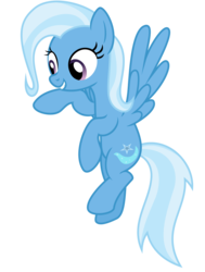 Size: 750x990 | Tagged: safe, artist:punzil504, edit, trixie, pegasus, pony, g4, alternate universe, cropped, female, flying, mare, pegasus trixie, race swap, simple background, solo, spread wings, transparent background, vector, wings