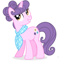 Size: 4500x4568 | Tagged: safe, artist:punzil504, edit, suri polomare, pony, unicorn, g4, absurd resolution, alternate universe, cropped, female, mare, race swap, simple background, solo, transparent background, unicorn suri polomare