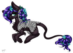 Size: 5000x3629 | Tagged: safe, artist:cat-chai, oc, oc only, oc:remedy, original species, pony, absurd resolution, female, simple background, solo, transparent background